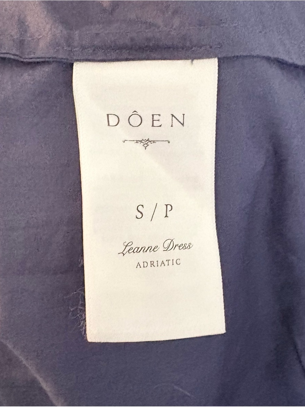 DÔEN Leanne Dress in Adriatic size S - Picture 5 of 6
